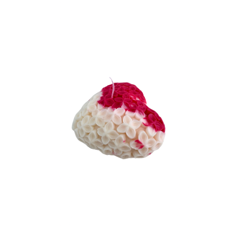 Rose Heart Candle
